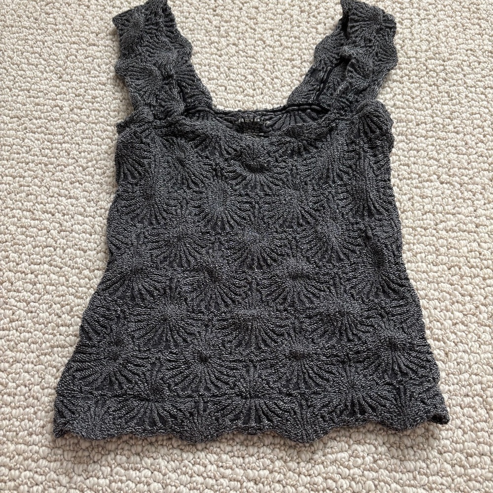 Free people dark grey tank